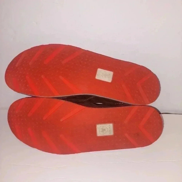 Ariat Womens Serape Cruiser Loafer Shoes Brown Suede Slip On Stripe Aztec 9 B - Picture 7 of 9